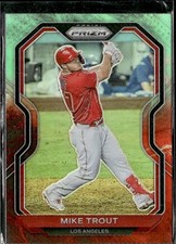 2021 Panini Prizm #173 Mike Trout Cosmic Haze Prizm
