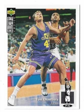 1994-95 Upper Deck Collector's Choice Basketball Tom Chambers #342 Utah Jazz