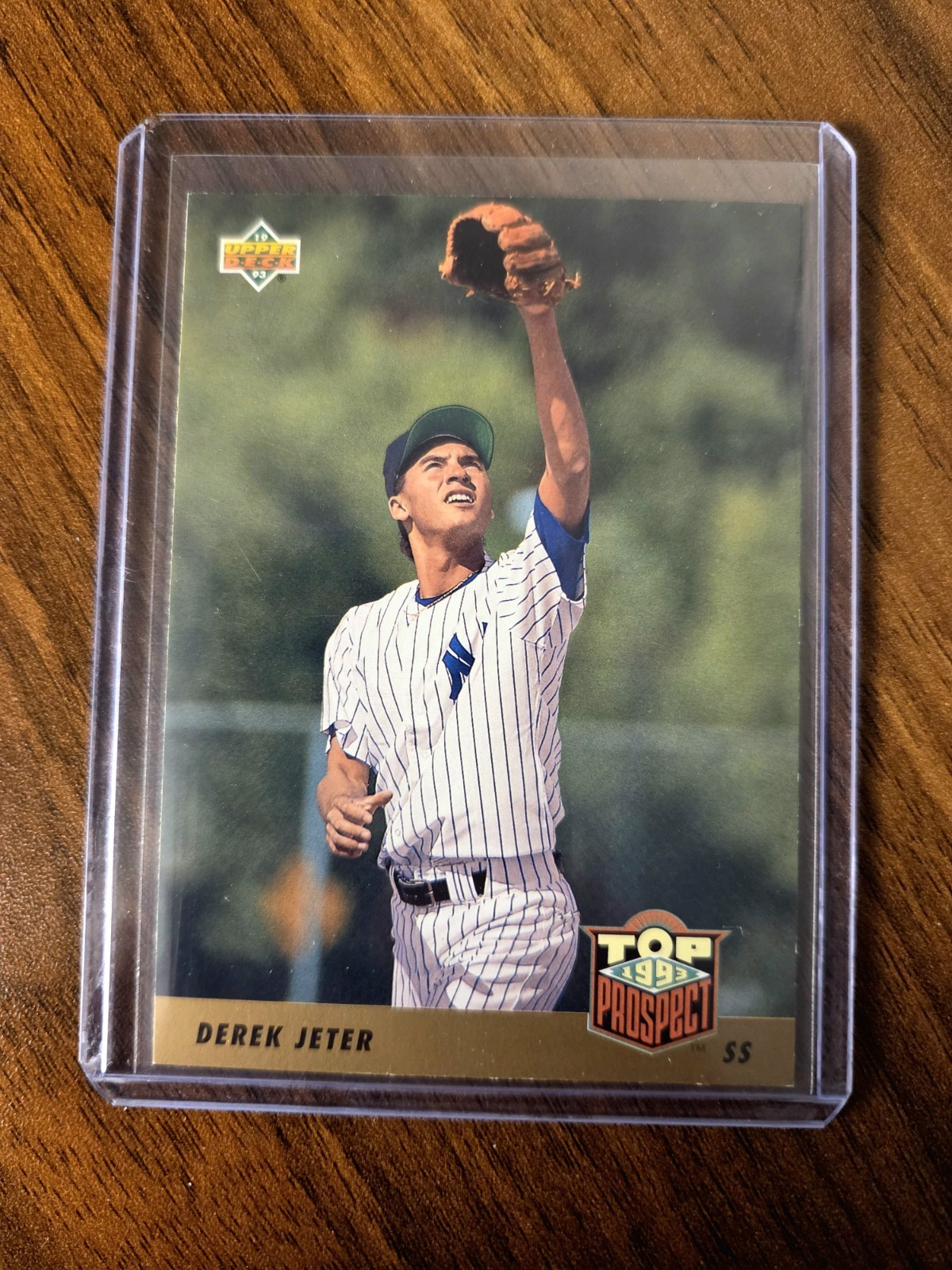 1993 Upper Deck Top Prospect Derek Jeter RC #449 New York Yankees Rookie Card