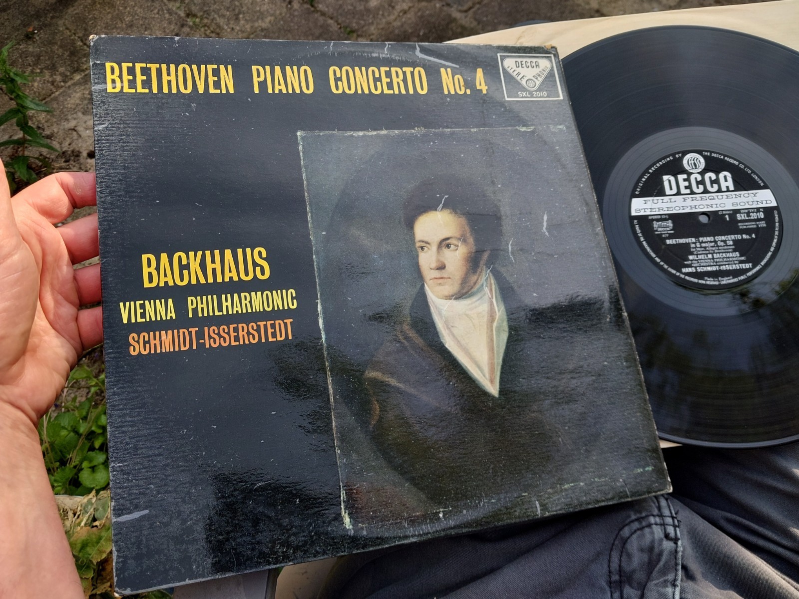 SXL 2010 Beethoven Piano Concerto No. 4 Backhaus Isserstedt Decca ED1 WBg EX+