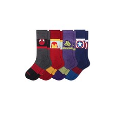 Bombas 4-Pack Marvel Bombas Adult Calf Sock - All Colors Sizes