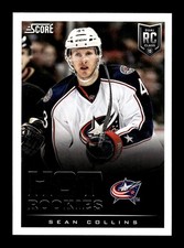 600. 2013-14 score . #592 Sean Collins . RC ROOKIE panini . STOCK PHOTO . PWE