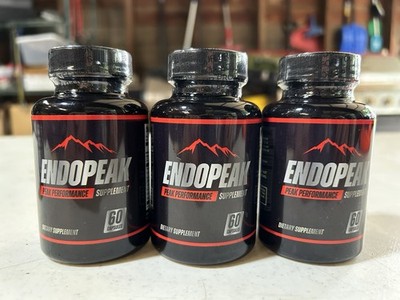 Endopeak Supplemement, Endopeak Pills High Potency Formula (3 Pack) Exp. 9/26