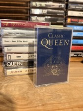 ORIGINAL Vtg QUEEN Cassette CLASSIC QUEEN Album TESTED Lp BEST OF Tape MINT COND