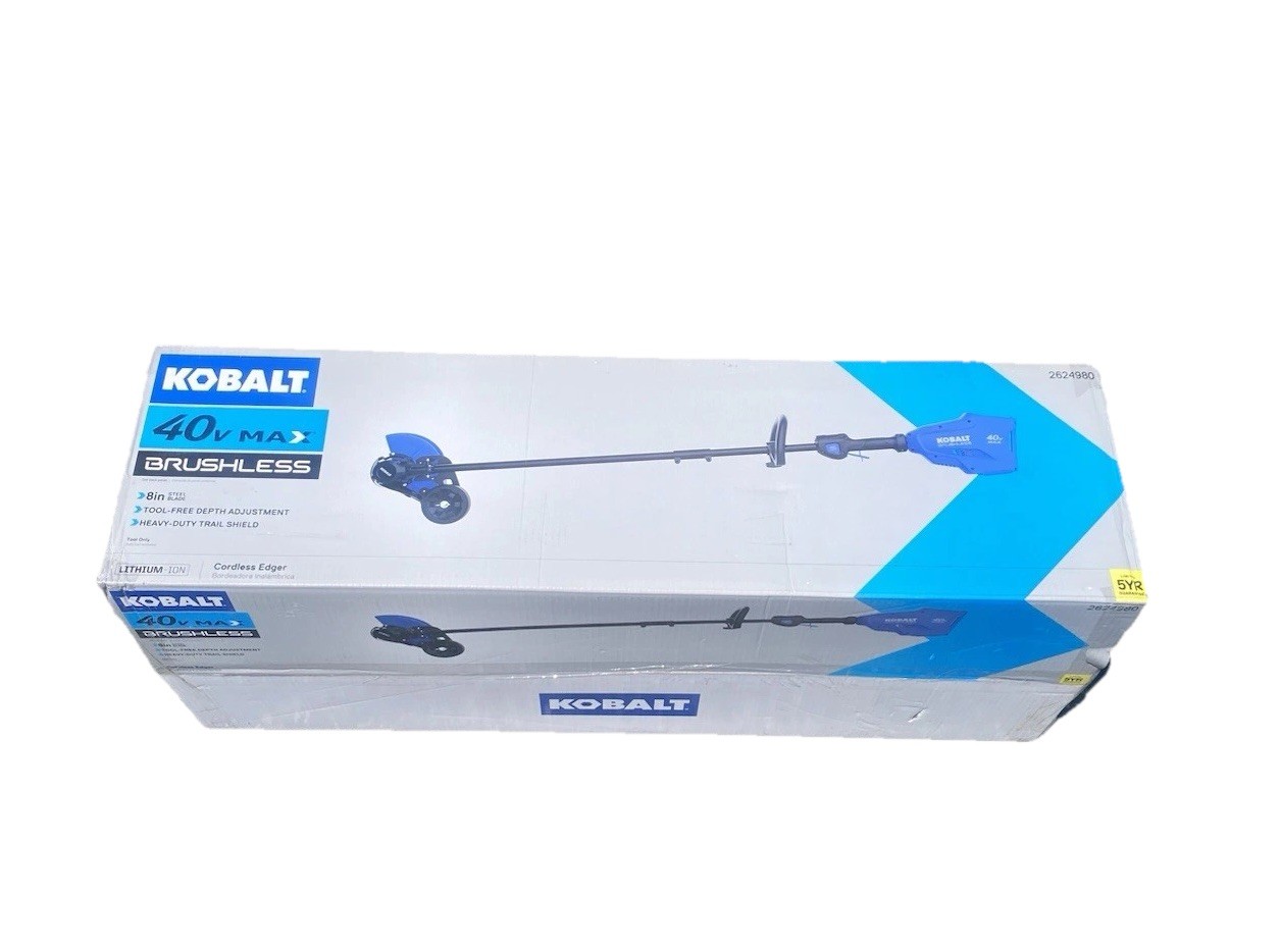 Kobalt 40V 8-in Handheld Brushless Cordless Battery Lawn Edger Tool Only No Batt