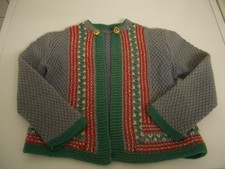 Traditional jacket jacket costume country house style knitted handmade unisex child