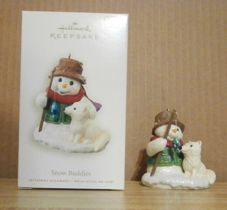 Hallmark Keepsake Ornament "Snow Buddies" 9th and 10th in Series 2006-2007