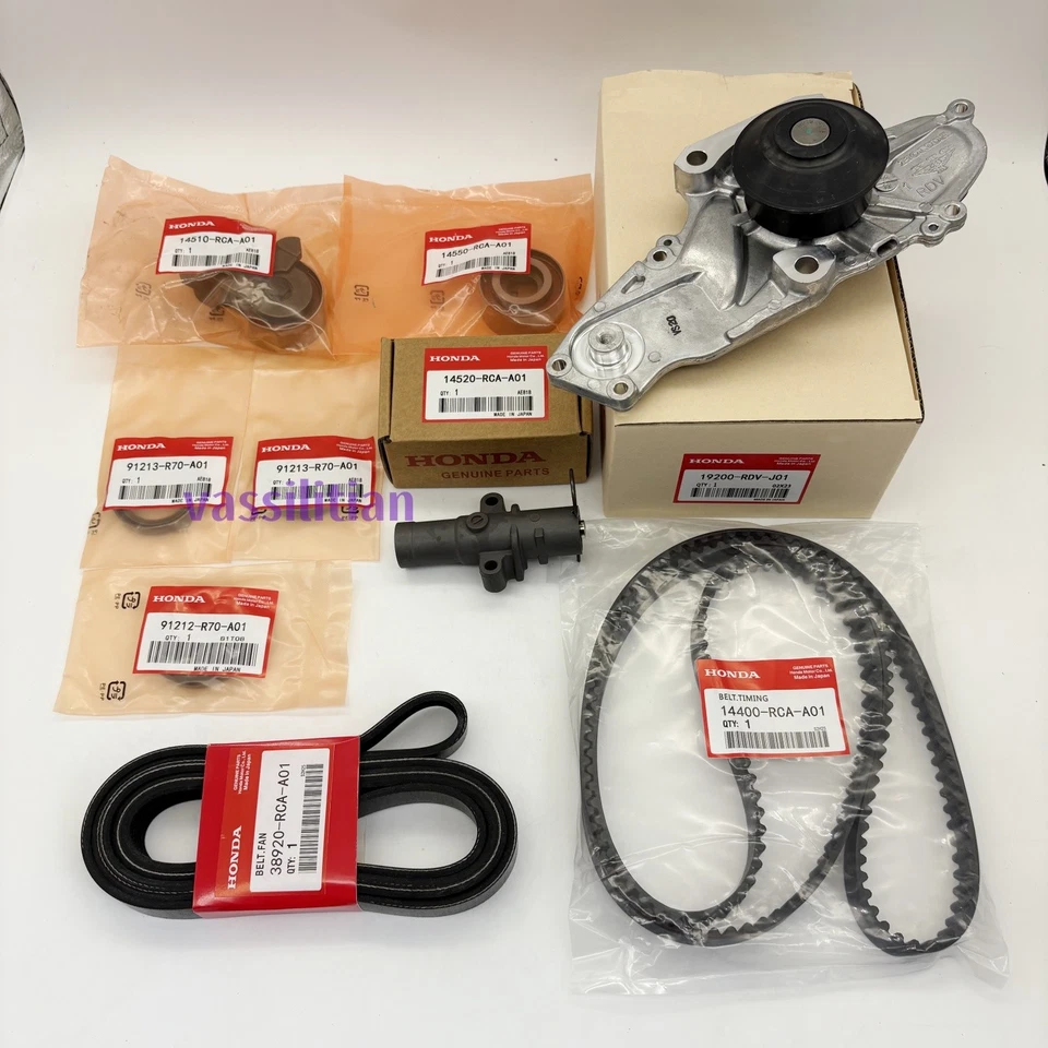 Timing Belt Kit For ACURA MDX RDX HONDA Accord Odyssey Pilot 3.5L V6 Water Pump - Image 2 of 4