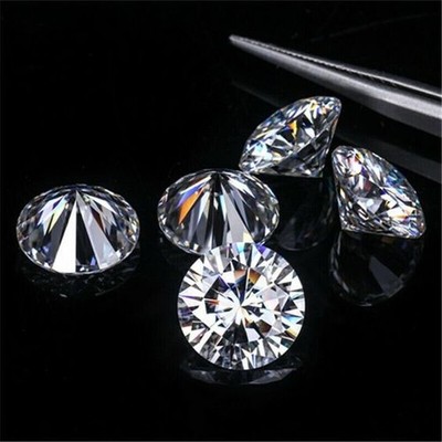 Lab-Grown 3 Ct CVD Diamond 8.50 mm Round D, Clarity FL ,Certified Loose Diamond.