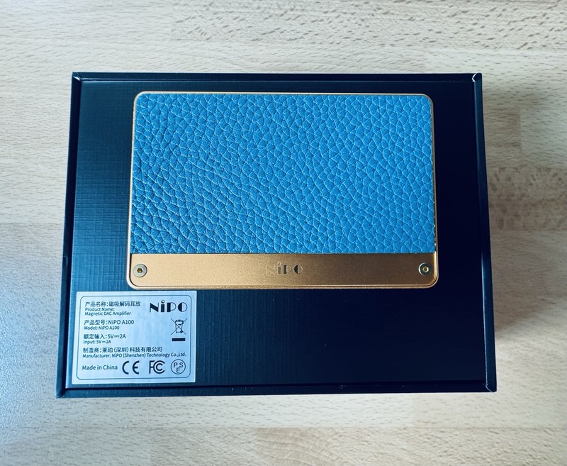 NiPO A100 Magnetic DAC Amplifier Blue