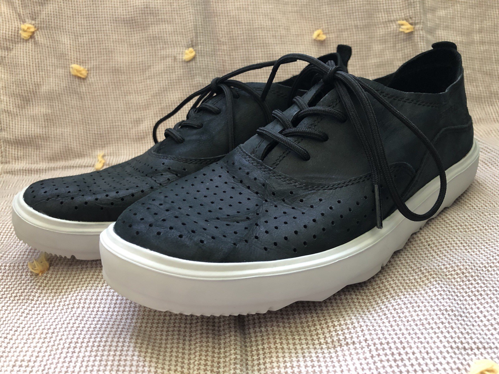 Merrell scarpe casual nere scamosciate stringate donna taglia 7 5