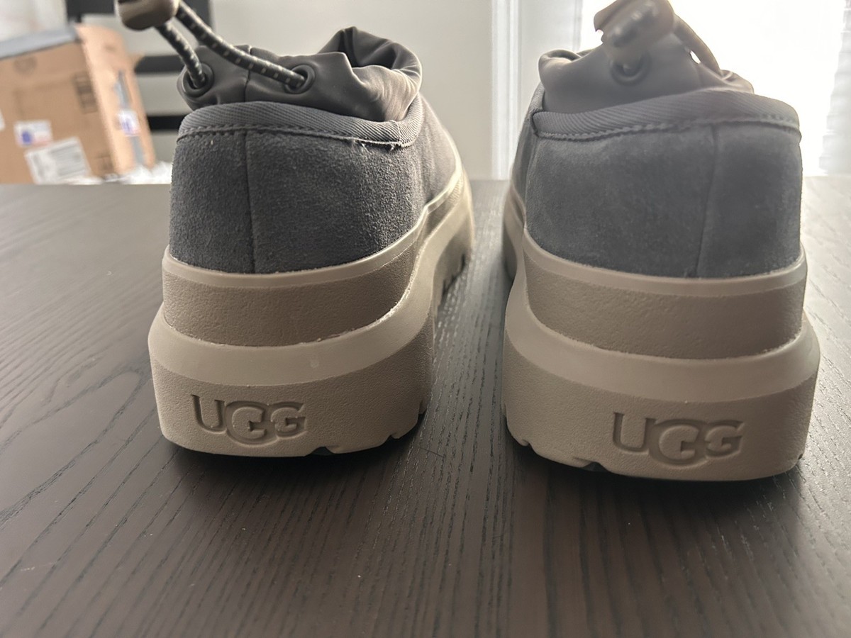 NEW UGG men\'s tasman weather hybrid boots in obsidian / cobble grey UGG Tasman Weather Hybrid Shoes - Obsidian/Cobble Grey  main image 4