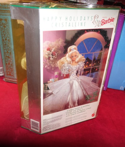BARBIE HAPPY HOLIDAYS 1992, SOIR DE LUNE, FRENCH VERSION, NOT PERFECT BOX, NRFB - Foto 4 di 15