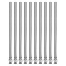 10pcs Dispensing Needle 8G 4" Stainless Steel Blunt Tip for Refilling Glue