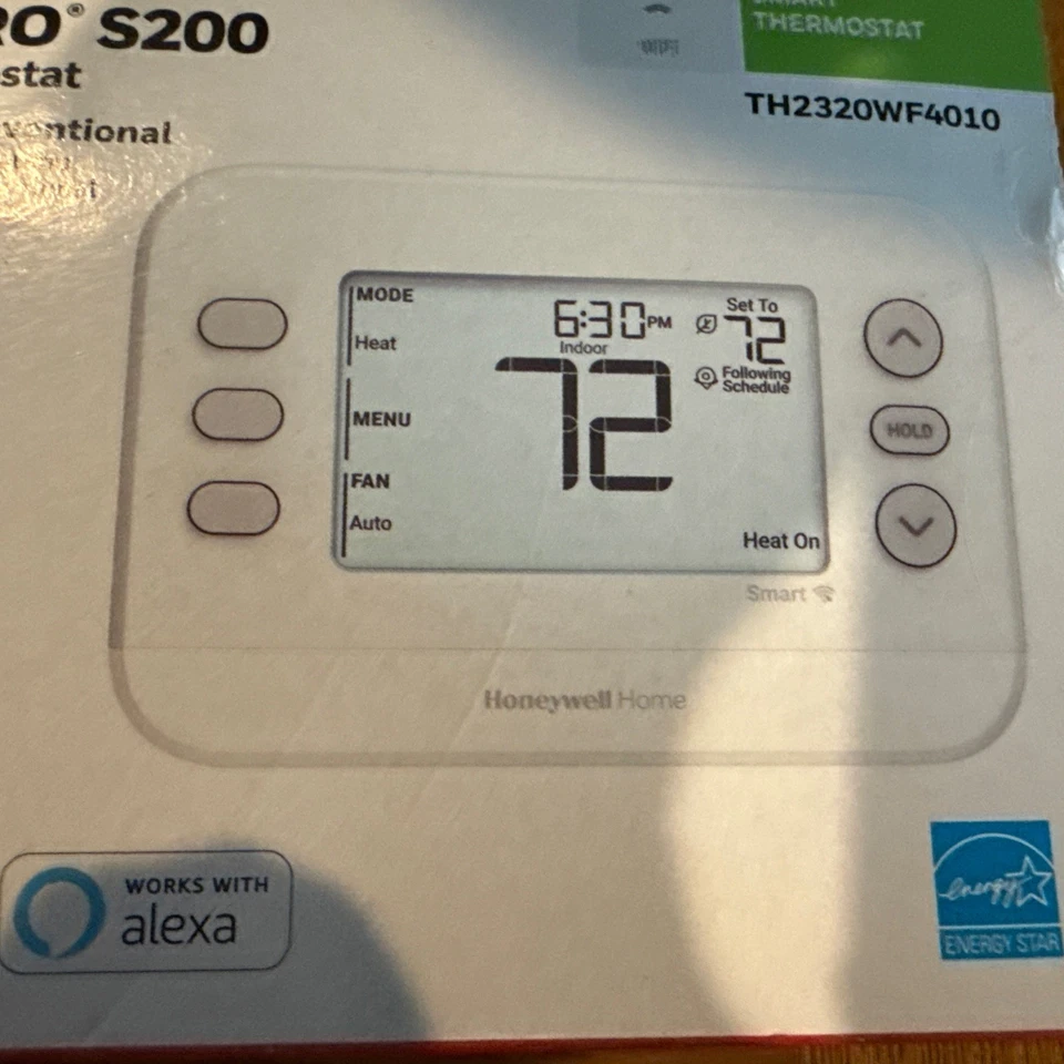 Honeywell Home TH2110WF4008 FocusPRO S200 1H/1C Smart WiFi Thermostat - Image 4 of 4
