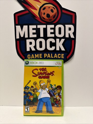 #ad The Simpson Game Xbox 360 Replacement Case Only Game Disc Not Included $15.00