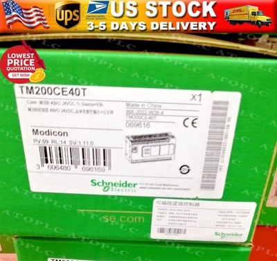1PC- Schneider TM200CE40T Modicon Logic Controller, Transistor output 24VDC- NEW