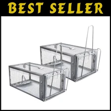 Live Catch Cage Traps for Rats & Chipmunks