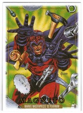 2024 Upper Deck SkyBox Marvel Masterpieces ’92 Platinum Canvas MAGNETO #49