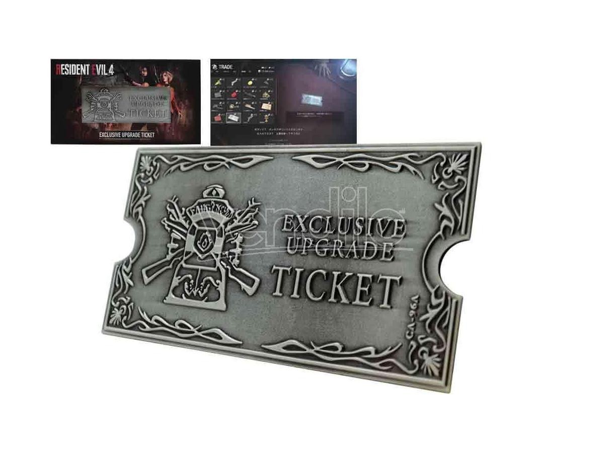 Resevil4 Metal Esclusiva Upgrade Ticket Replica Fanattik