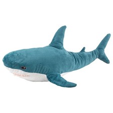 IKEA BL HAJ Baby Shark Soft Toy Plush Stuffed Animal Blue Birthday Gift 39 "