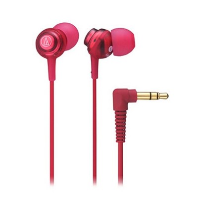 Authentic Audio-Technica ATH-CKL202RD Dip Series Compact Earphones Vibrant Red