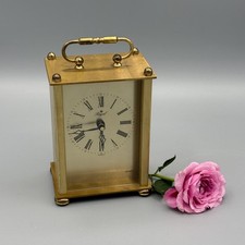 Messing Kaminuhr Royal Quartz Tischuhr #6000