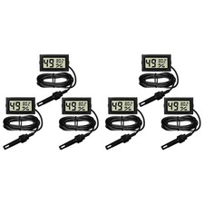 6X Digital Hygrometer with Probe Indoor Temperature Humidity Meter2126
