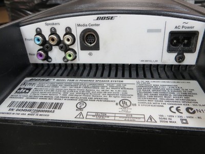 Bose Model PS38 III Powered Speaker System Subwoofer Only w/ Power