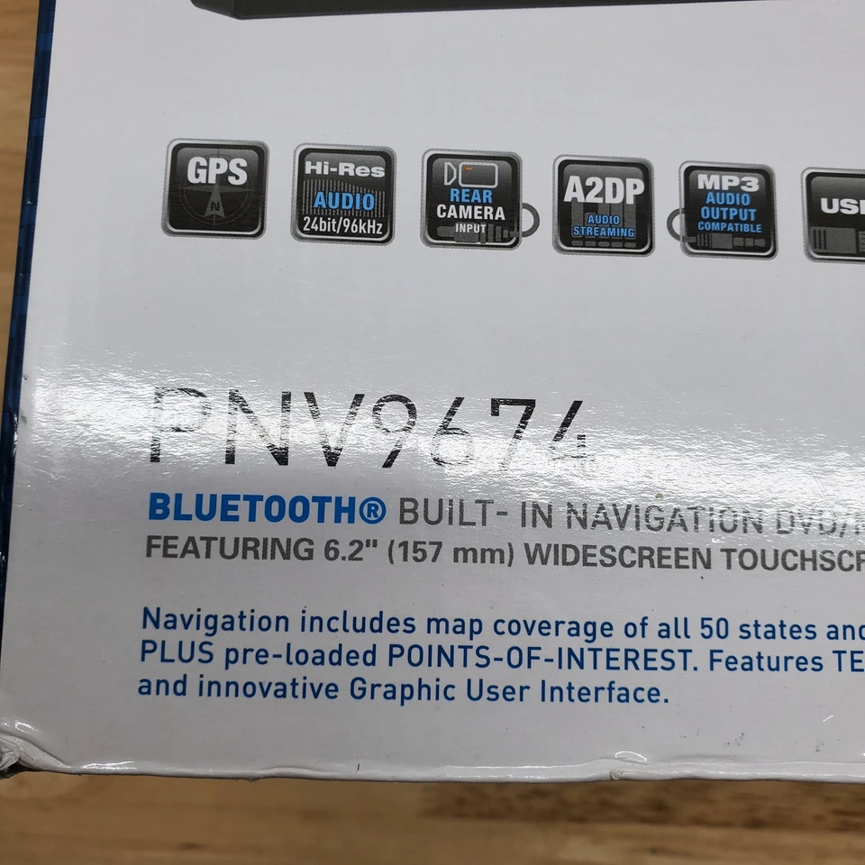 Brand New - Planet Audio PNV9674 6.2” Car Stereo GPS DVD AM/FM Receiver USB SD - Image 3 of 4