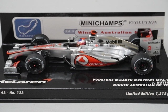 1:43 MINICHAMPS 537124303 McLaren Mercedes MP4-27 Australia 2012 #3 model car - Image 3 of 4