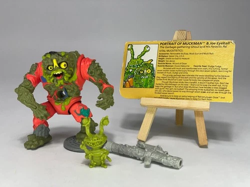 TMNT 1990 Muckman Teenage Mutant Ninja Turtles Playmates Action Figure With Card