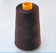 1 SPOOL  COLONIAL BROWN 100%  POLYESTER SERGER QUILTING THREAD T27  #699