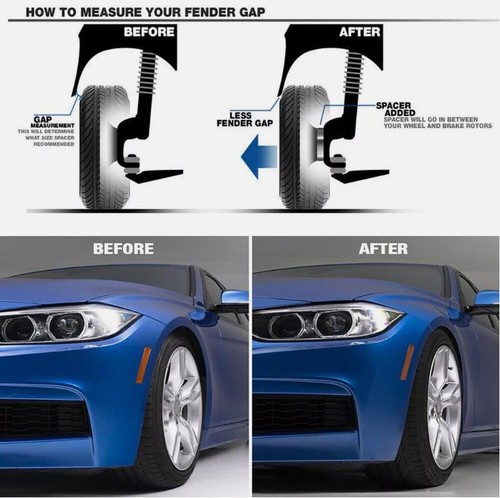 2PCS Wheel Spacers For Falcon XT XF EA EB ED EF EL to BA BF FG 5Lug 20MM 5x114.3 - Picture 3 of 12