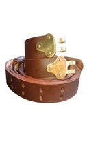 WWII US M1907 M1-Garand Leather Sling Era (1939-1945) Reproduction.