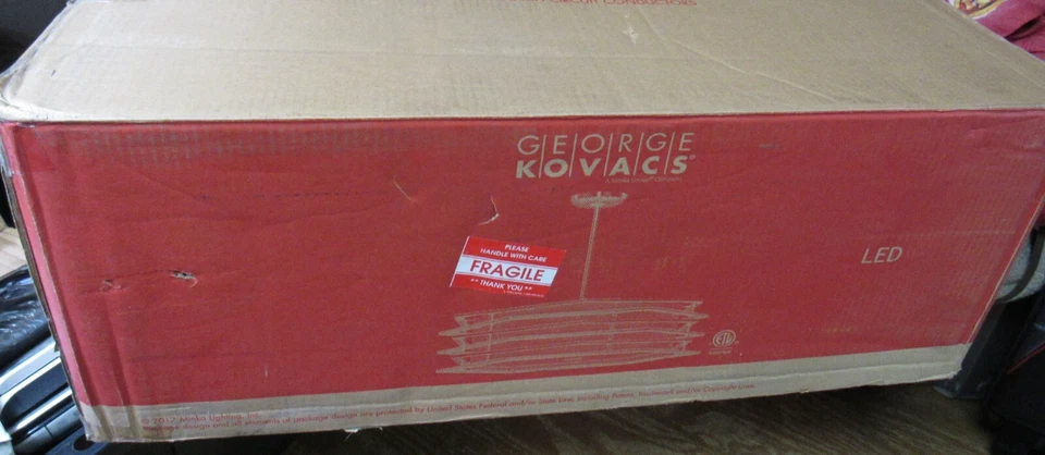 George Kovacs P1073-657-L 级别吊坠 1 灯 LED 70 瓦抛光镍 Q67 — 第 3/4 张图片