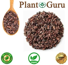 Raw Cacao / Cocoa Nibs 100% Raw Chocolate Arriba Nacional Bean 1 oz to 25 lb 