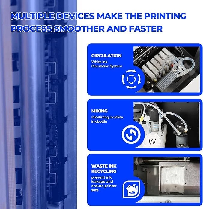 PUNEHOD F13 A3+ L1800 DTF Transfer Printer Roller Direct to Film Printer Bundle - Image 4 of 4