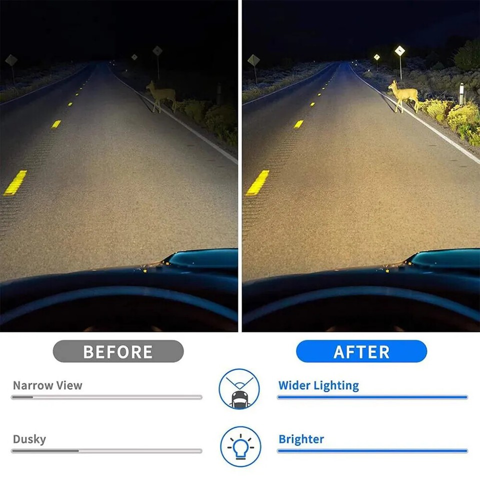 Pair of Chrome Headlights Assembly For 20072013 GMC Sierra 1500 2500HD