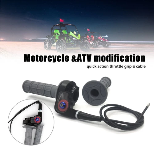 Pit Dirt Bike Quick Action Throttle Cable Grip Twist For 125cc 140cc Pitbike ATV - Picture 8 of 17