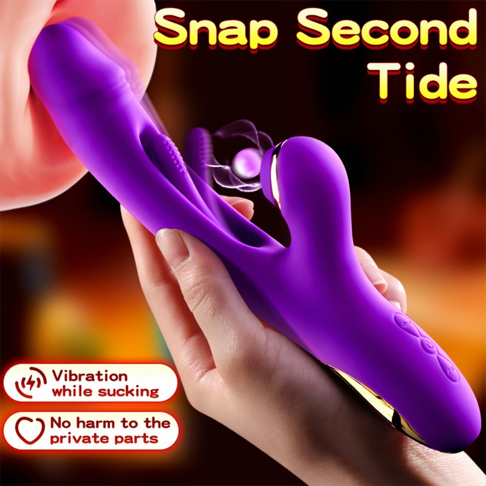 Patting Rabbit Vibrator Tapping G-spot Dildo Massager Flapping Sex Toy For  Women