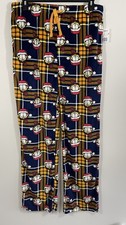 NEW Garfield Pajama Pants mens size XL Christmas pockets Plaid Santa Hat sleep