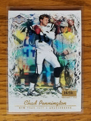 Chad Pennington (Jets) 2001 Pacific Impressions PREMIERE DATE (only 50 made)