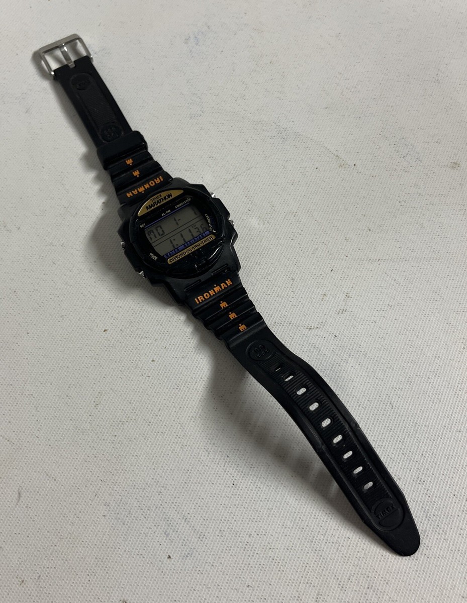 Vintage Timex Marathon Indiglo WR30M 2016FA Watch with Ironman