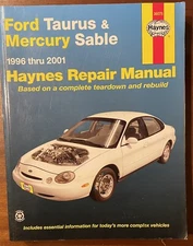 Ford Taurus & Mercury Sable 1996-2001 #36075 Haynes Repair Manual