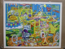 vintage The works Bike custom Motorcycle chopper Philips 1971 poster 15044