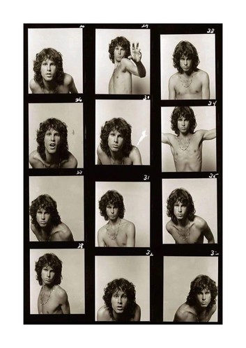 Jim Morrison The Doors modelling test shots A4 mounted poster Choice of frame - Imagen 2 de 4