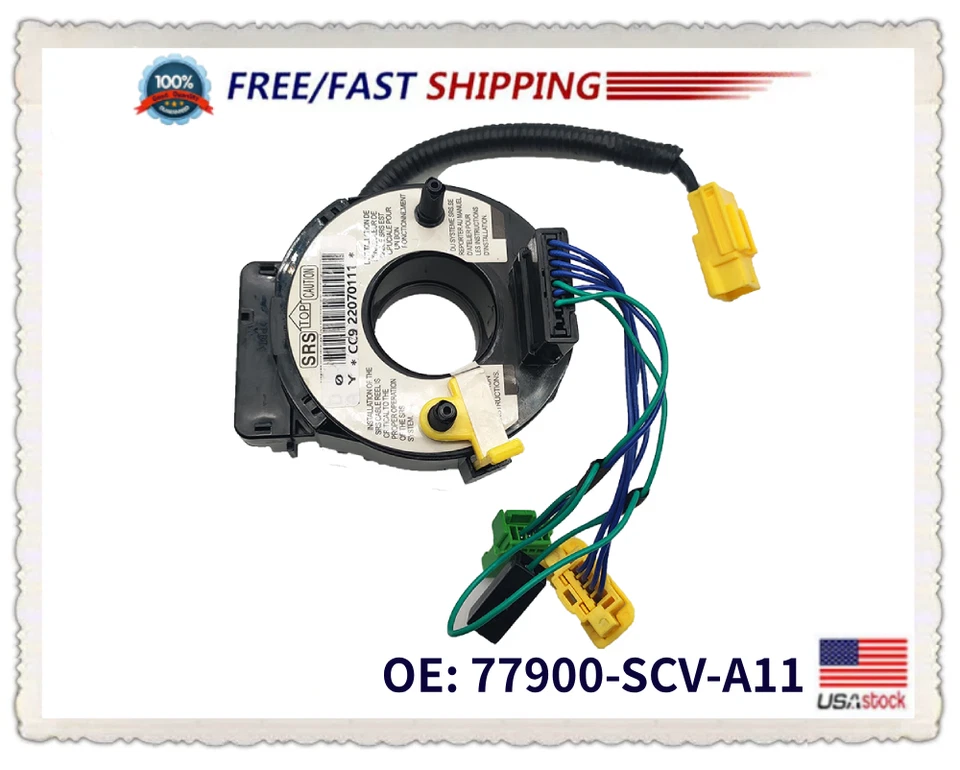 Spiral Cable Clock Spring 77900-SCV-A11 For 2003-2005 Honda Element 5 Door EX - Изображение 2 из 4