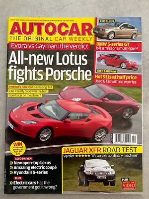 Autocar Magazine - 27 May 2009 - XFR, IS250C, Evora v Cayman, S350, Polo, Fiesta