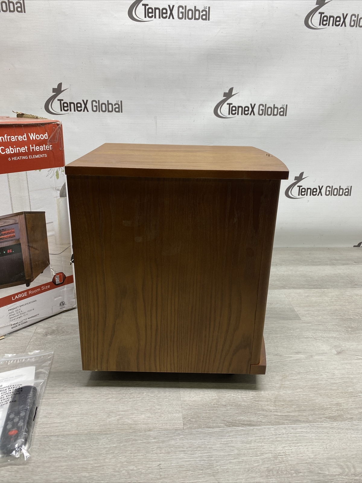 Lifeplus Infrared Wood Cabinet Heater 6 Heating Elements 107037 S-21 | eBay